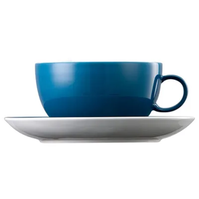 Produktbild von Cappuccinotasse 2-tlg. - Sunny Day Petrol / Blau - Thomas - 10850-408534-14670