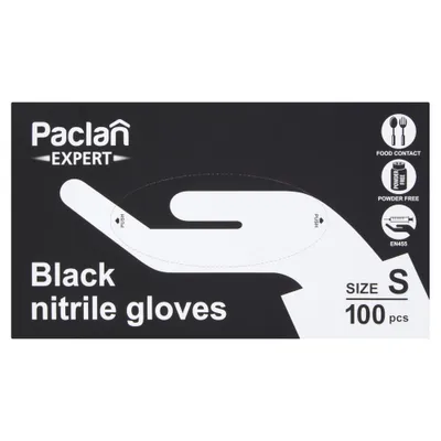 Produktbild von Paclan Expert nitrilové rukavice S 100 kusů