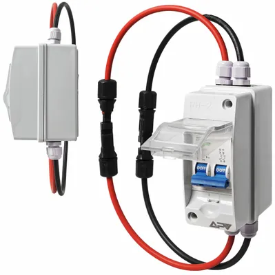 Produktbild von DC Trennschalter Solar PV Sicherungsautomat Leistungsschalter 2 Polig 16A