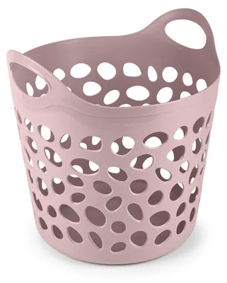 Produktbild von Flexibler Waschekorb/aufbewahrungskorb - rund - grun - 35 Liter - D40 x H39 cm