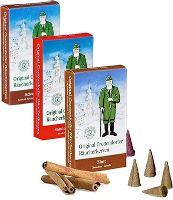 Zdjęcie produktu dla Crottendorfer - Zestaw 3 - zapach adwentowy, drzewo sandałowe, cynamon