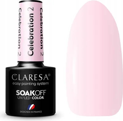 Obrázok produktu pre Claresa Soak Off UV/LED Celebration Lakier hybrydowy, 2 5g