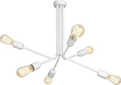Obrázok produktu pre Luster EZOP biely 6xE27x60W kov rozmery: 51x64x64 cm IP20 Aldex