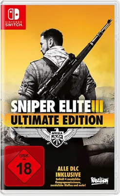 Obrázek produktu pro GAME Sniper Elite III Ultimate Edition, Switch, Nintendo Switch, Režim multiplayer, Starší