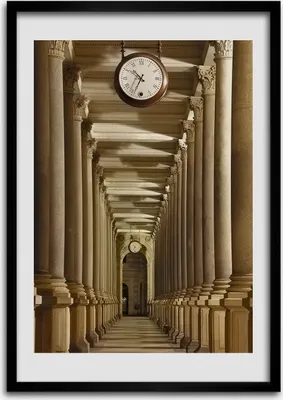 Produktbild von Bild - Bilderrahmen - 50 cm x 70 cm - MDF - Rahmen - Wandkunst Marktkolonnade