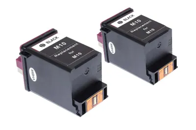 Produktbild von vhbw 2x Tintenpatronen kompatibel mit Telefax 347 Drucker - Schwarz (Wiederaufgefüllt)