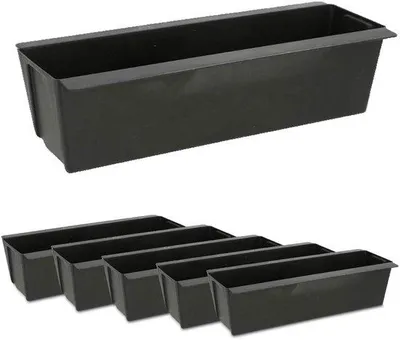 Produktbild von Famanu Pflanzenkübel für Europaletten - Set von 6 - Kunststoff - 38 cm