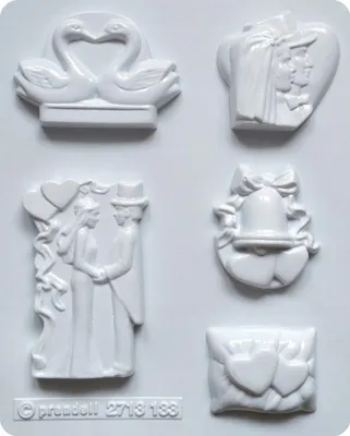 Produktbild von Knorr Prandell Gießform Brautpaar Hochzeit Deko Figuren