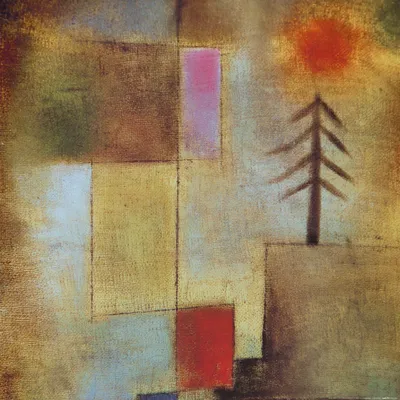 Produktbild von Paul Klee Kunstdruck Bild - Kleines Tannenbild, 1922 (70 x 70 cm)