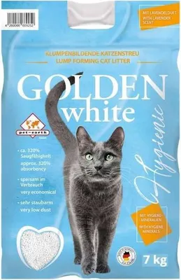 Produktbild von GOLDEN White Hygienic - bentonitstreu - 7kg