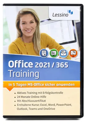 Produktbild von Office 365 Training  Lernen Sie mit diesem Kurs Excel Word PowerPoint