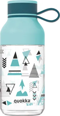 Image de Quokka, 430 ml gourde Ice Kids avec motif indien et sangle, bleu