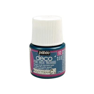 Immagine prodotto di Vernice acrilica opaca perla - Blu - 45 ml