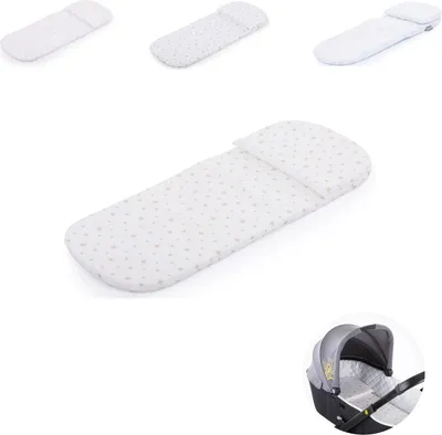Produktbild von CHIPOLINO Kinderwagenmatratze Beige Sterne