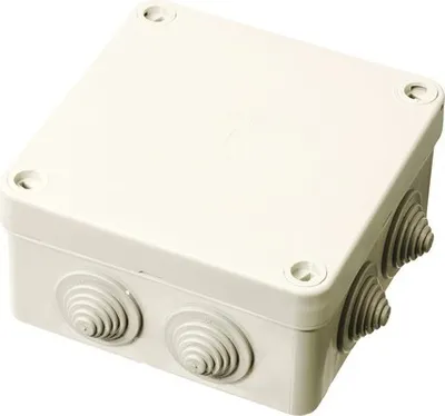 Produktbild von Spelsberg Feuchtraum Verbindungsdose IP55 HP100 HxBxT 113x113x58 mm grau mit Stufennippel