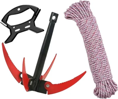 Produktbild von Wasserpflanzenmesser 20 m Seil, Klappanker, für Teich