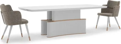 Produktbild von Esszimmer Design Esstisch Modern Möbel Weiß Tisch Neu Luxus Tische 240x110