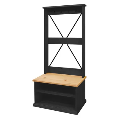 Obrázek produktu pro Idea Předsíňová stěna X 2 černý vosk