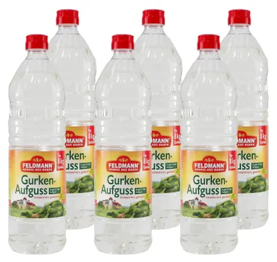 Produktbild von Feldmann Gurken-Aufguss (10 x 1,0L)
