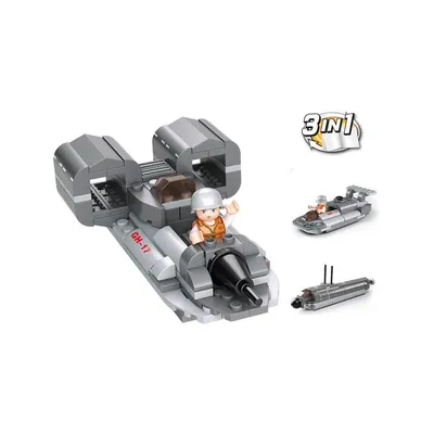 Image de Sluban Army 9into1 M38-B0537F Jet Boat 3in1