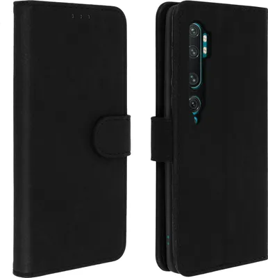 Immagine prodotto di Avizar, Flip Cover Wallet, Custodia pieghevole in  per Xiaomi Mi Note 10, Nero