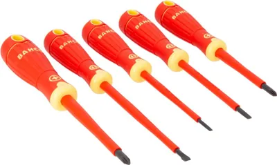 Zdjęcie produktu dla Bahco B220.005 - Zestaw 5 wkrętaków Bahcofit Aislo Pl/Ph