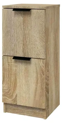 Produktbild von Sideboard Kommode Anrichte Beistellschrank Mehrzweckschrank Standschrank Flurschrank Sonoma-Eiche 30x30x70cm Holzwerkstoff