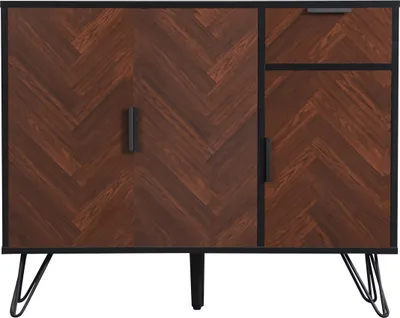 Produktbild von Sideboard mit Schublade und höhenverstellbaren Einlegeböden Kommode Buffet Schrank Anrichte Beistellschrank 90 x 30 x 71,5 cm Schwarz