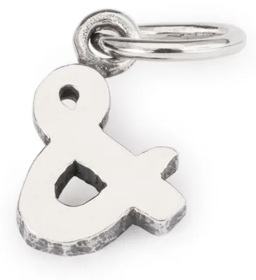 Image de Pendentifs en forme de lettres Trollbeads pour bracelet, collier ou porte-clés, idée cadeau