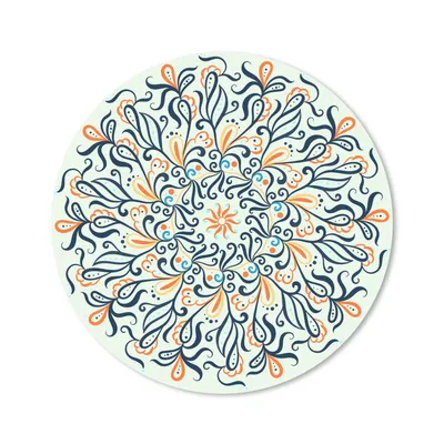 Produktbild von MuchoWow® Mauspad Mousepad Mandala - Linie - Quadrat 40x40 cm - Mousepads - Maus Mat - Pad - Mausunterlage - Schreibtisch Accessoires