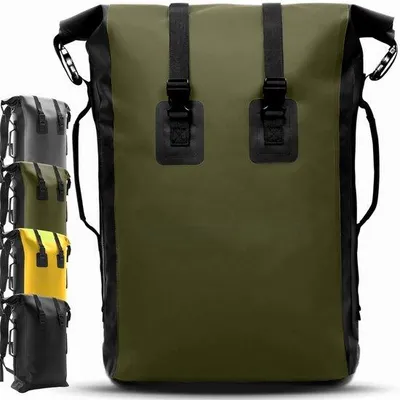 Produktbild von Famanu Rucksack mit Rolltop - wasserdicht und langlebig - ideal für Outdoor und Trekking