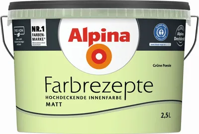 Produktbild von Alpina Farbrezepte Grüne Poesie matt 2,5 L