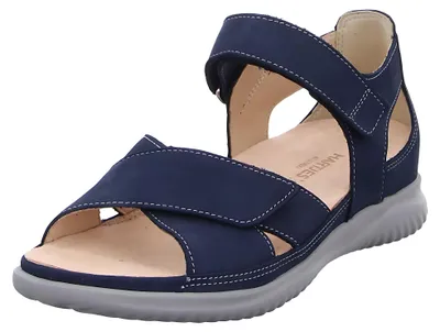 Produktbild von Hartjes Sandale Breeze 132.1113/99 65.00, Nubukleder, Blau, Weite G, Fußbett zum Wechseln 38