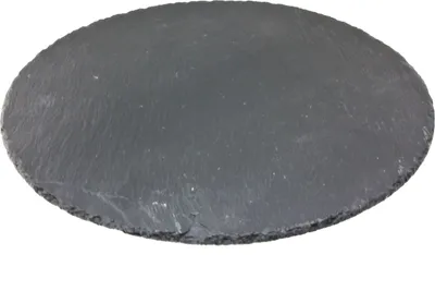 Image de Massamarkt Disque de service - Ardoise - Ø30cm - Noir