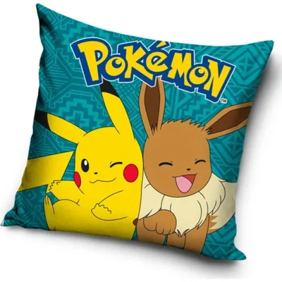 Produktbild von Kissenbezug mit Pokémon Pikachu und Eevee 40x40 cm