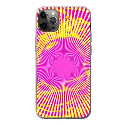 Produktbild von MuchoWow® Handyhülle Schutzhülle Hülle für iPhone 12 Pro Max Kunst - Jet - Psychedelisch Silikon Softcase Handy Hülle - Hartschale