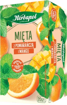 Produktbild von Tee Minze mit Orange und Mango 1,5 g x 20 Stück