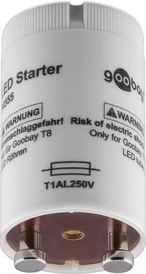Produktbild von Goobay 54555 LED Starter, Für LED Röhre T8, 2er Set
