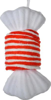 Zdjęcie produktu dla Przywieszka świąteczna Clayre & Eef 11x8x20 cm Biały Czerwony Syntetyczny