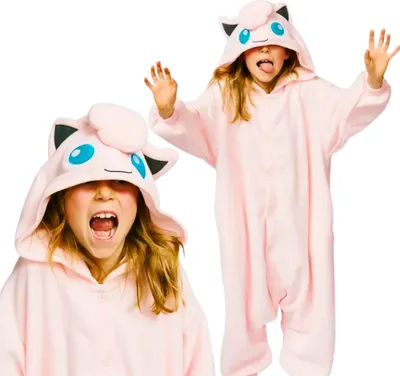 Produktbild von Pyjama Onesie Kigurumi Kostüm für Kinder Pokemon Jigglypuff 104