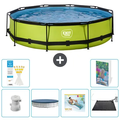Imagen del producto de Conjunto de piscina para exteriores - 360x76 cm - 5 piezas - Modelo S219