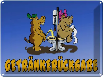 Obrázek produktu pro vianmo Plechová cedule 30x40 cm Getränkerückgabe