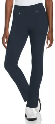 Produktbild von PGA Tour Damen Überziehen mit Bauchkontrolle Golfhose, Schwarz (Black Iris), M