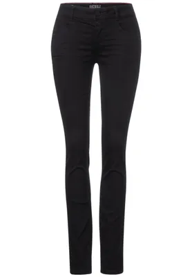 Produktbild von Street One Dunkle Casual Fit Jeans, deep black