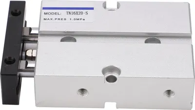 Immagine prodotto di Cilindro pneumatico Doppio in lega di alluminio Antiruggine TN16 0,10,9 MPA 10200 mm (TN16x20-S)