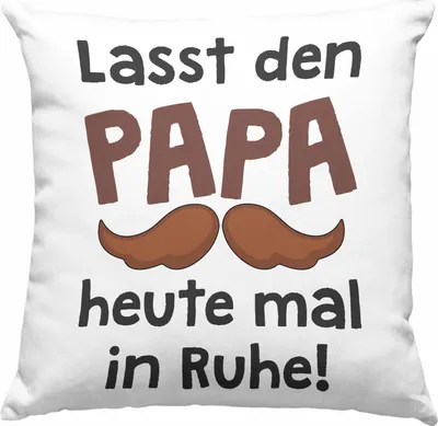 Produktbild von Trendation - Bester Papa Geschenk Vatertag Deko-Kissen mit Füllung 40x40 mit Spruch Vater Geschenk von Sohn Papa  Deko-Kissen mit Füllung 40x40 (Rosa)