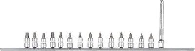 Produktbild von Elofort Steckschlüssel-Satz 1/4". 15-teilig. ELOFORT 13-INKLS 15