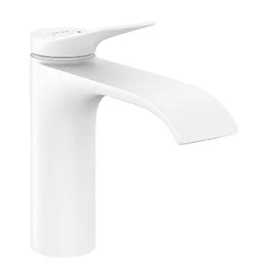 Zdjęcie produktu dla hansgrohe Einhandmischer Waschtisch Vivenis ComfortZone 110 mit Ablaufgarnitur mattweiß