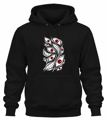 Zdjęcie produktu dla Bluza z kapturem "Seraphim Biblisch Korrekter Japan Y2K", czarna, rozmiar S