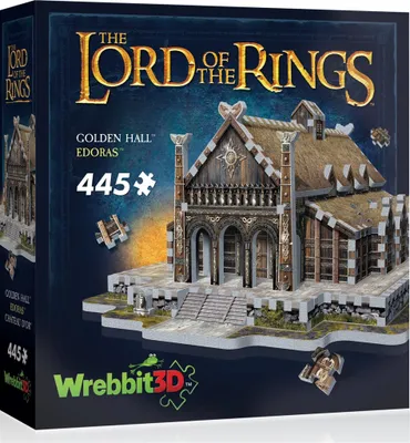 Produktbild von Wrebbit 3D Puzzle 445 el. Zlatý dvor Edoras